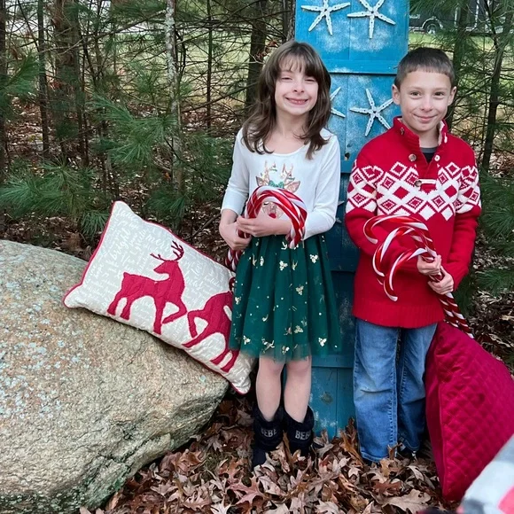 Reindeer holiday dress girls size 7 - Picture 7 of 7